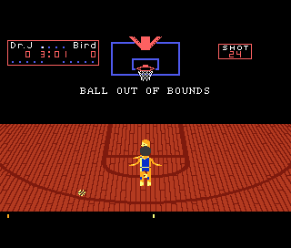 One-on-One Basketball screenshot 4 for Atari 7800